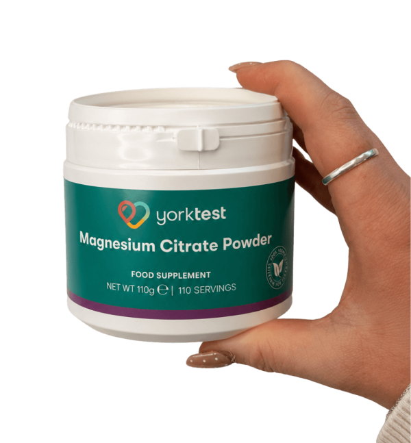Magnesium Citrate hand