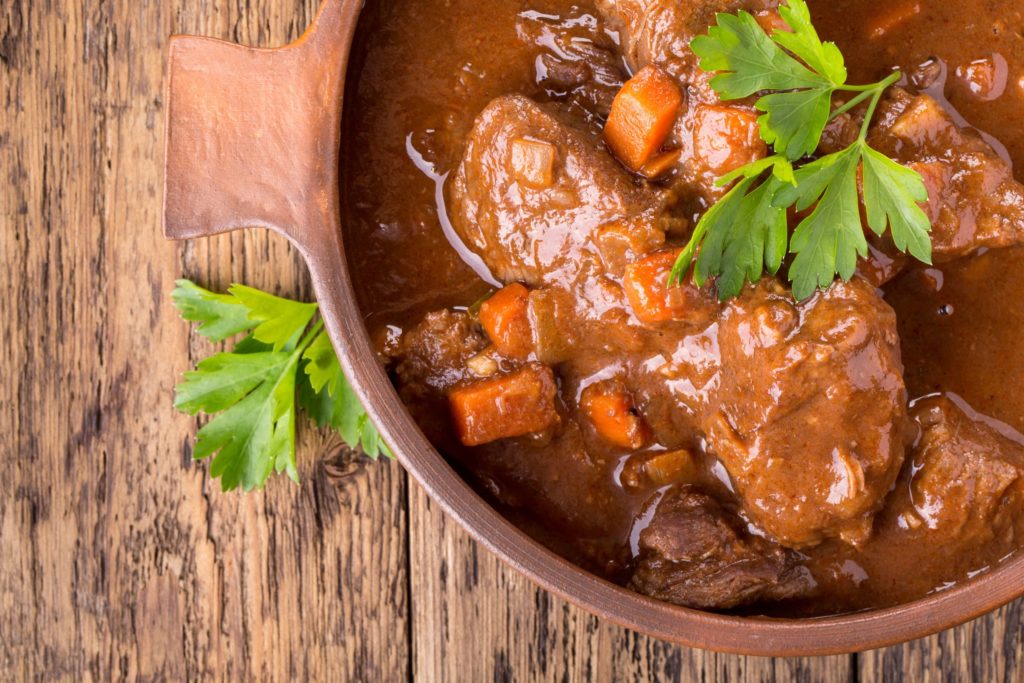 Beef and vegetable casserole