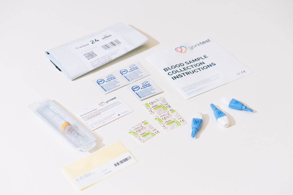 Yorktest blood sample kit
