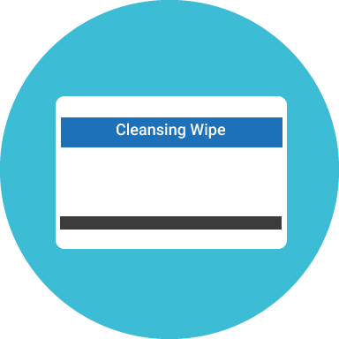1 x Alcohol-Free Cleansing Wipe