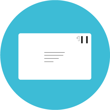 1 x Prepaid Envelope