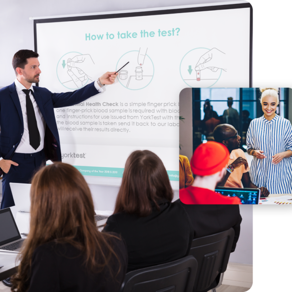 Corporate taking the test presentation